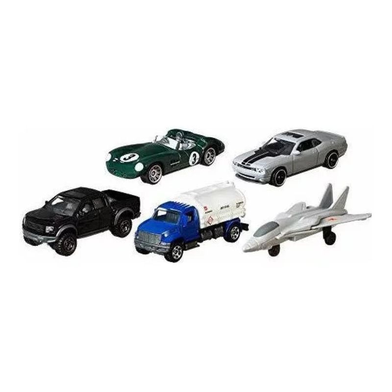 GENERICO - Pack 5 En 1 Juguetes Autos Y Avion Top Gun Maverick Modelo 1
