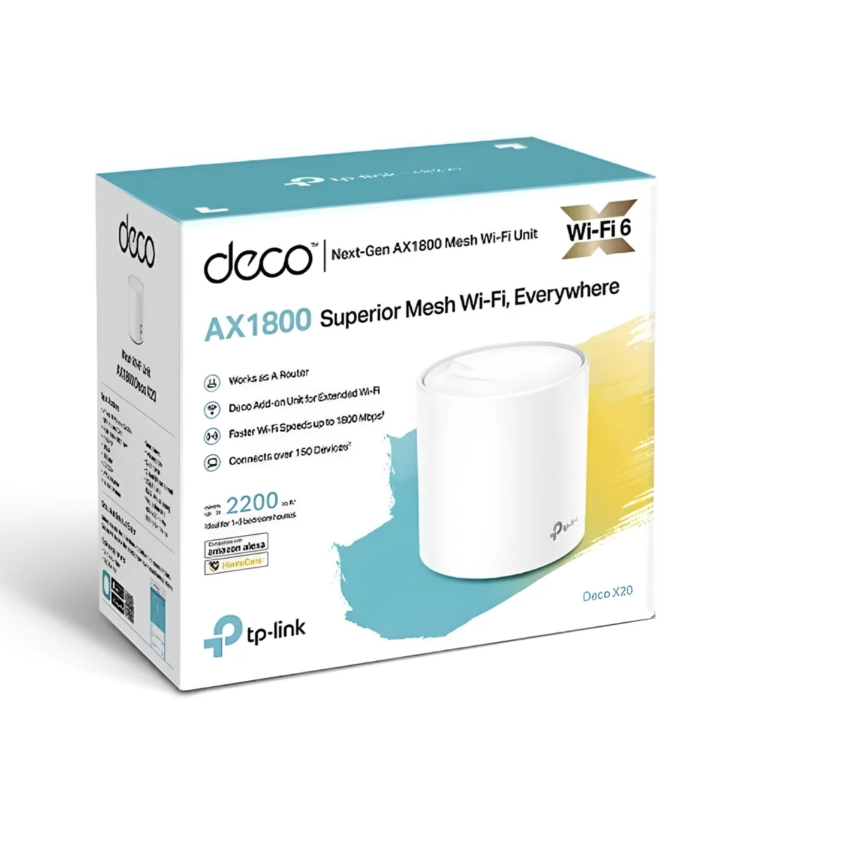 TP LINK - Nodo Router Tp-link Sistema Deco X20 Mesh Wi-fi 6 Ax1800