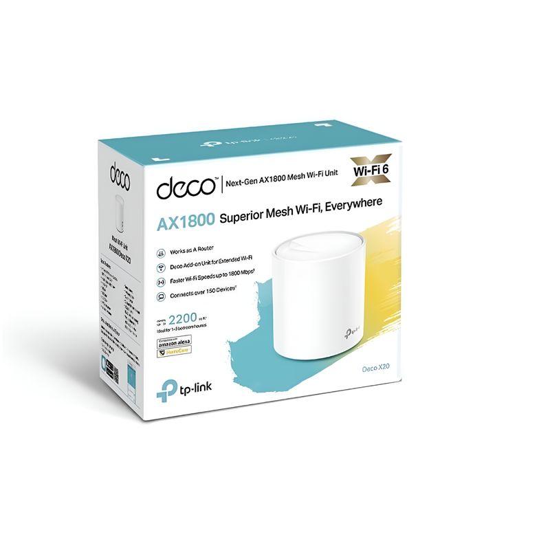 TP LINK - Nodo Router Sistema Mesh Wi-fi 6 Tp-link Deco X20 Ax1800