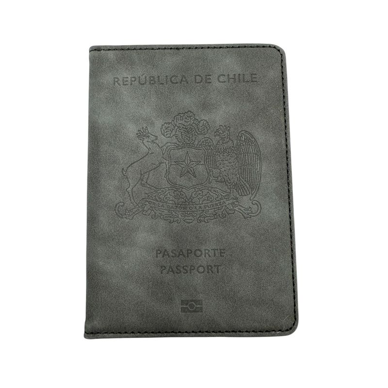 GENERICO - Porta Pasaporte Documentos Funda de Viaje con Proteccion RFID