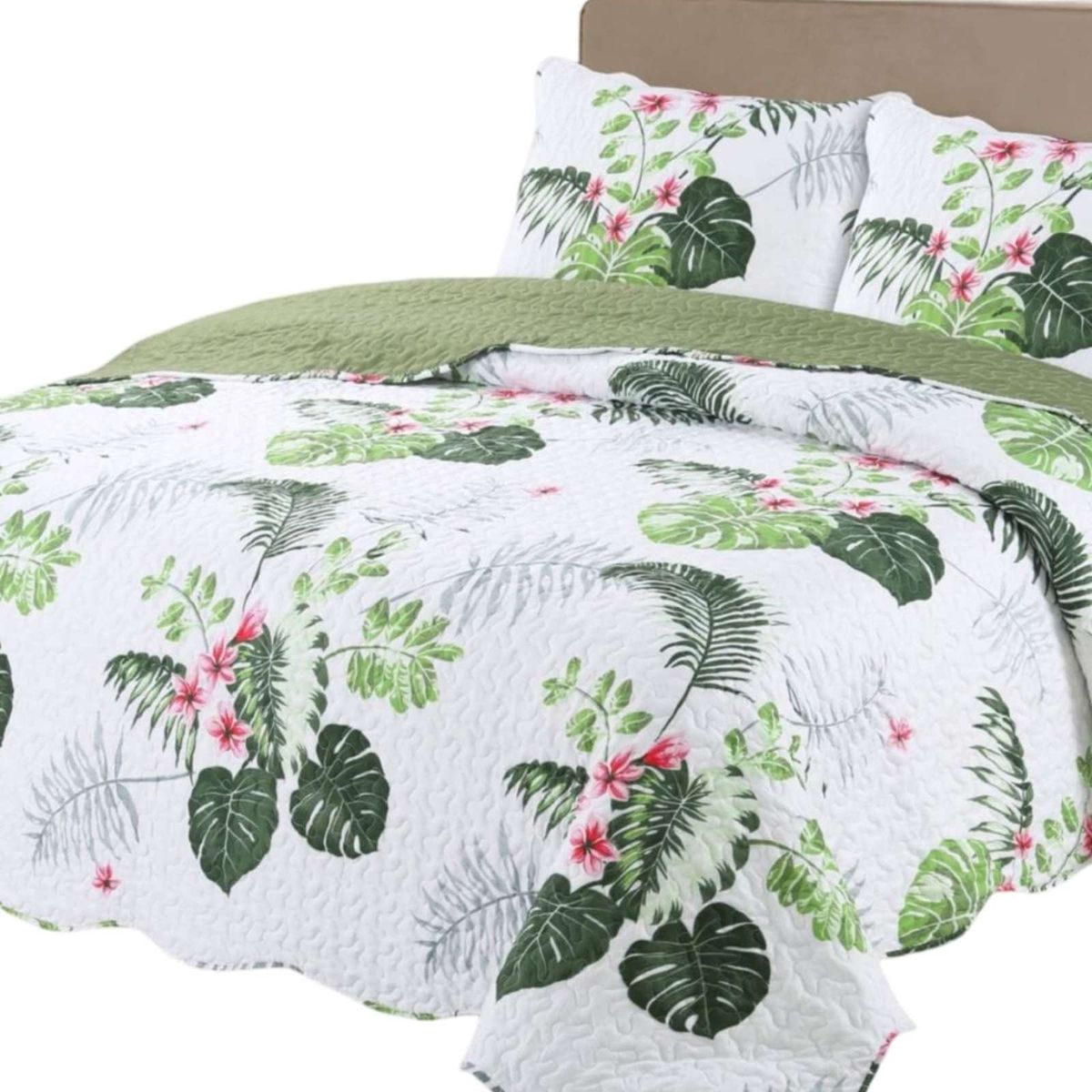 GENERICO - Cubrecama de verano king-superking material quilt