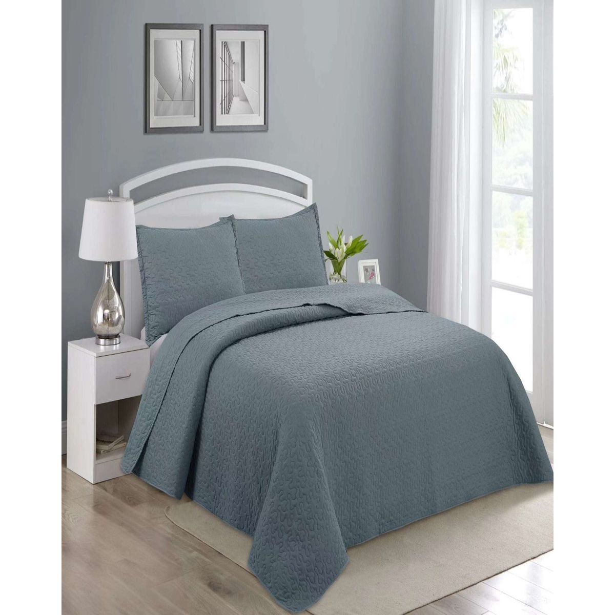 GENERICO - Cubrecama de verano king-superking material quilt