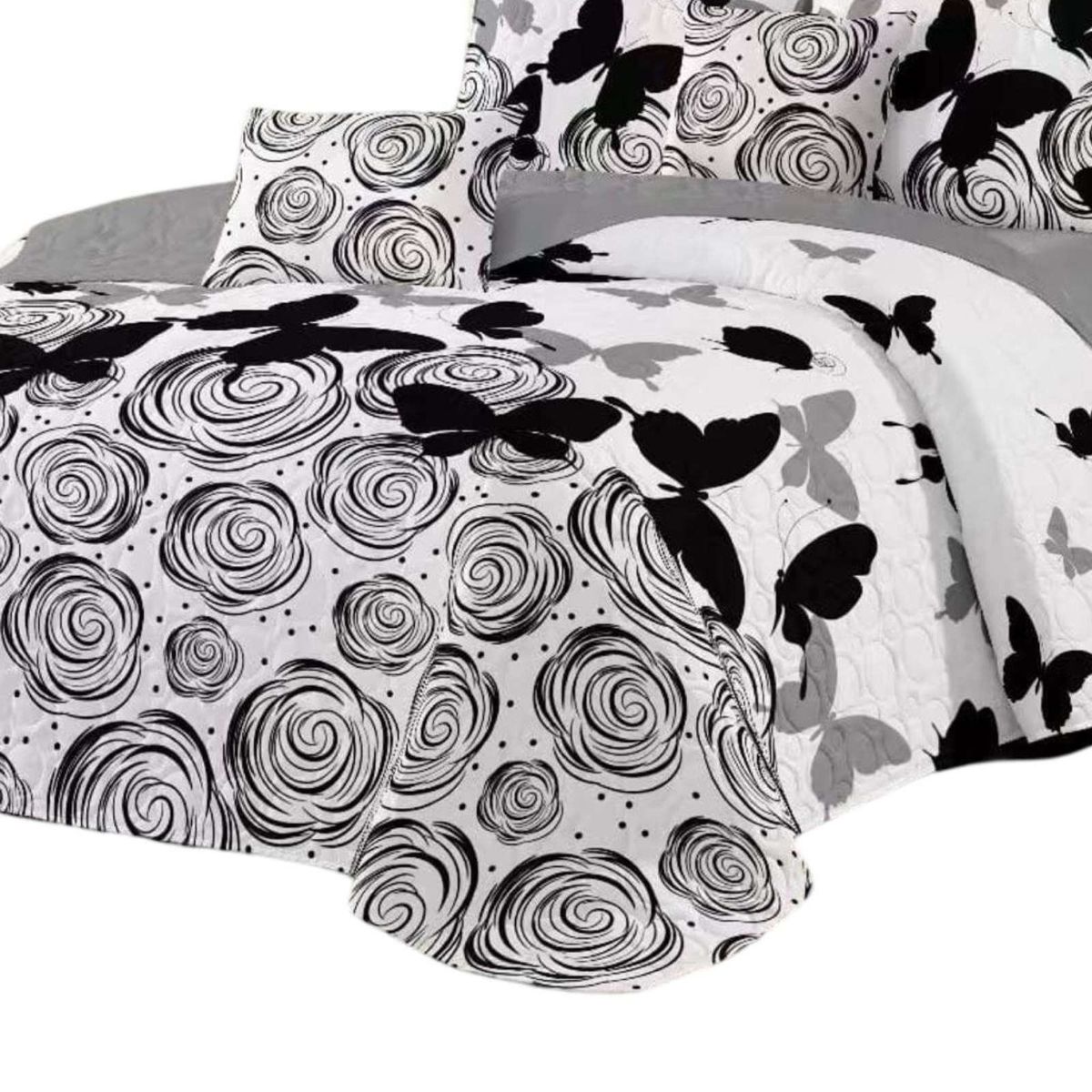 GENERICO - CUBRECAMA QUILT DE VERANO KING SUPER KING KV2