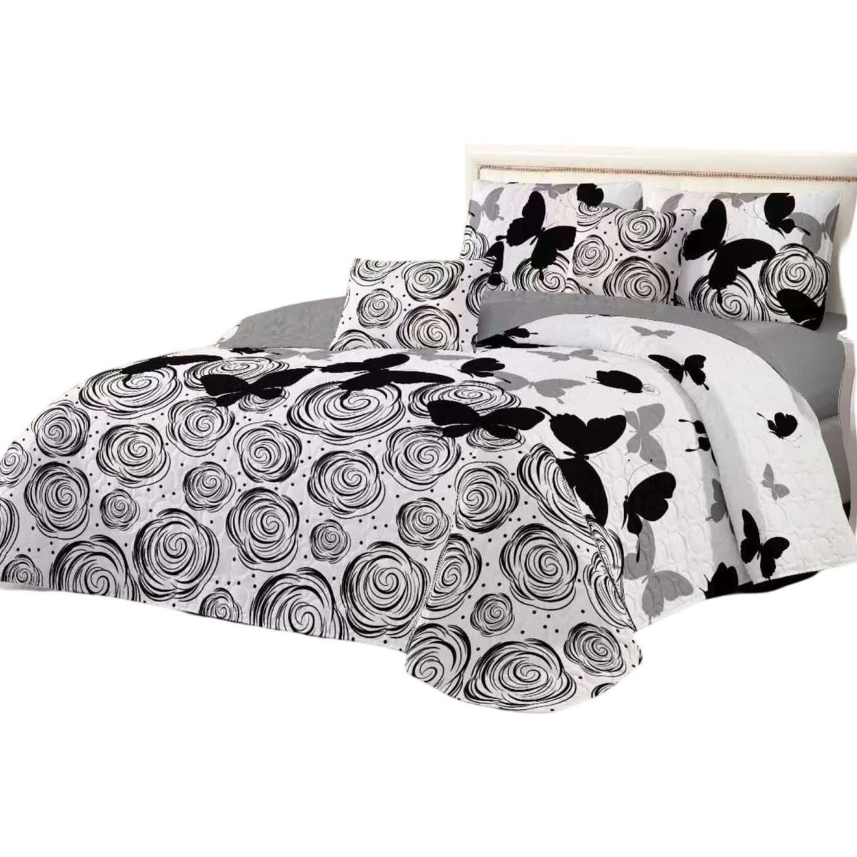 GENERICO - CUBRECAMA QUILT DE VERANO KING SUPER KING KV2