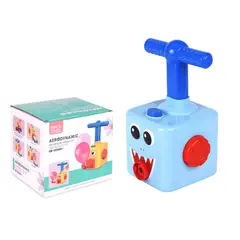 GENERICO - Juego Inflador De Globos Para Niños Autos Carreras Celeste