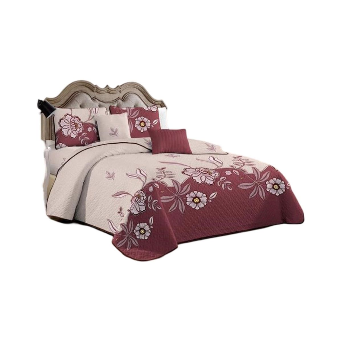 GENERICO - Cubrecama Quilt Plaza y Media Verano Fresco 11n49