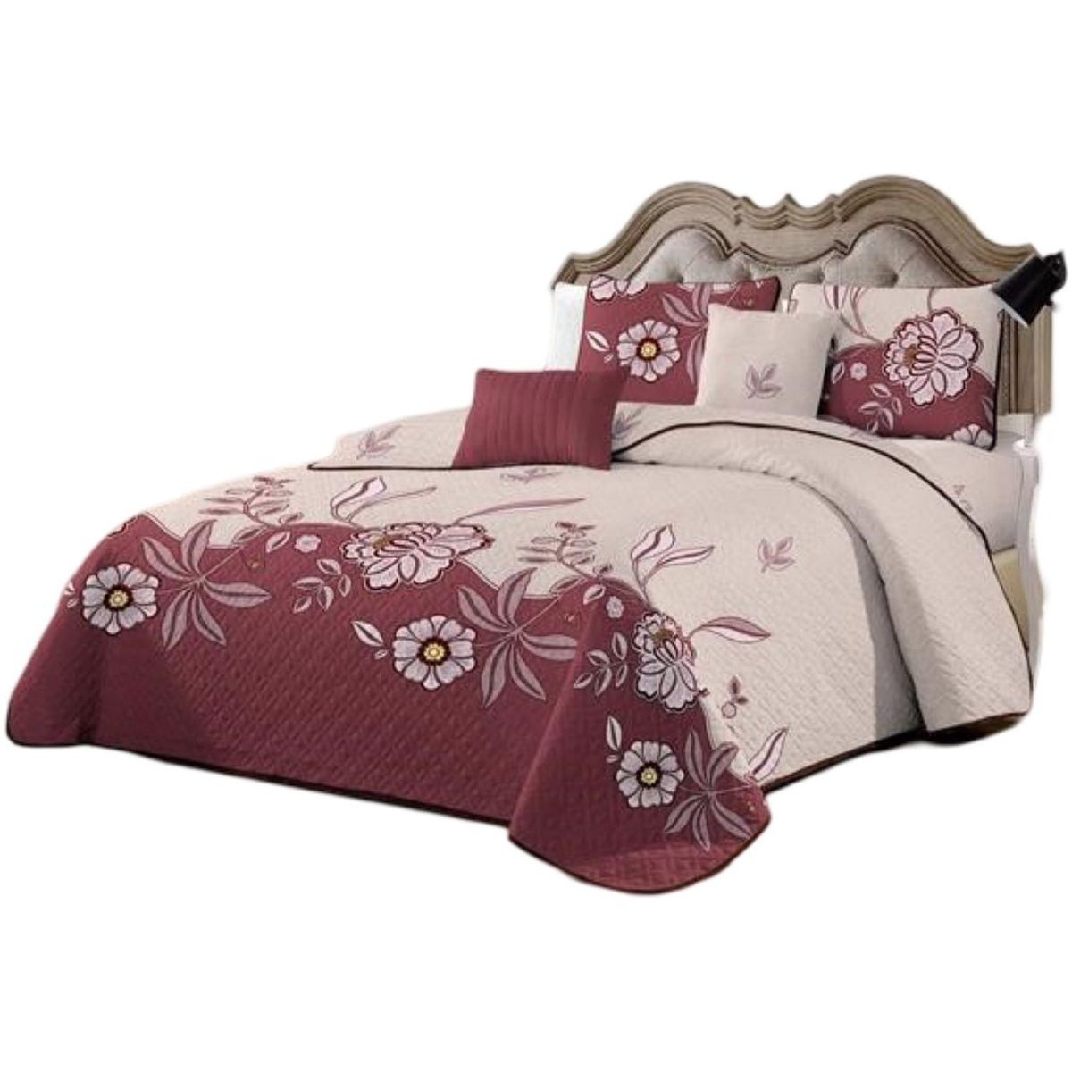 GENERICO - Cubrecama Quilt Plaza y Media Verano Fresco 11n49