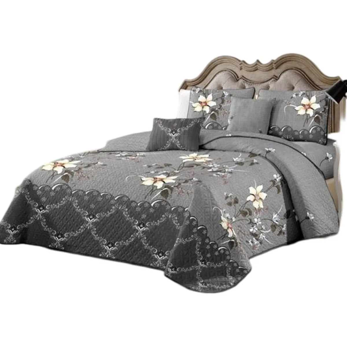 GENERICO - Cubrecama Quilt Plaza y Media Verano Fresco 11n33