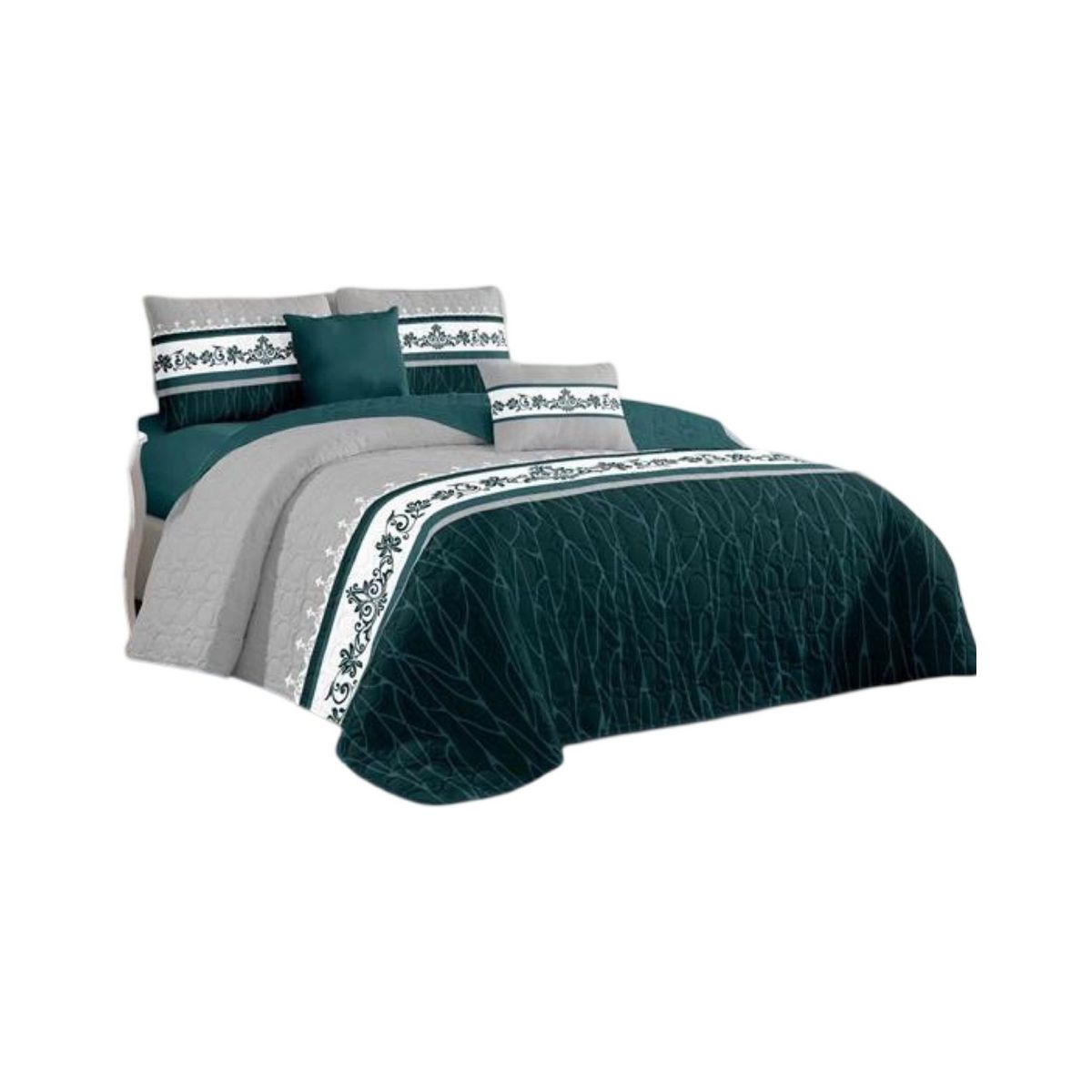 GENERICO - Cubrecama Quilt Plaza y Media Verano Fresco 11n21