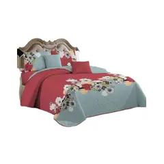 GENERICO - Cubrecama Quilt Plaza y Media Verano Fresco 11n42