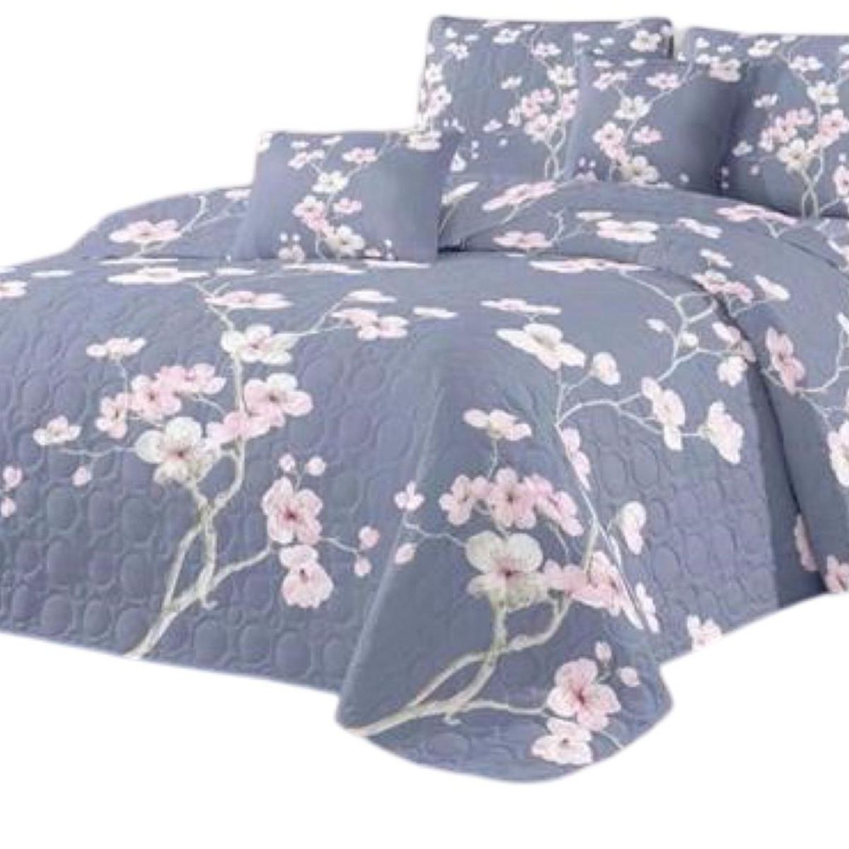 GENERICO - Cubrecama Quilt 2 Plazas+2 Fundas Verano Fresco 13n68_.