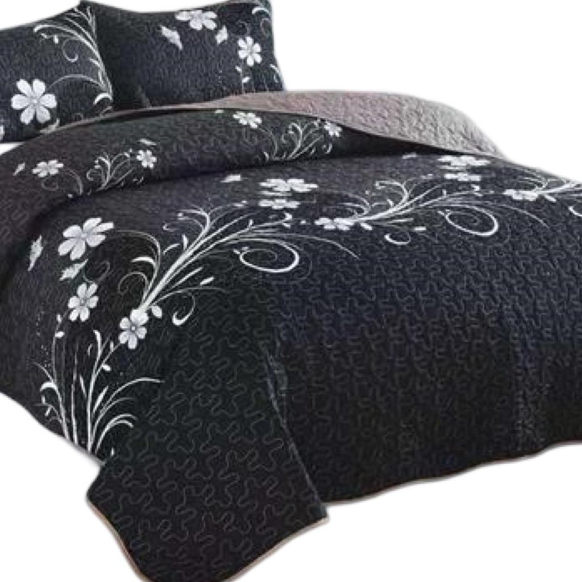 GENERICO - Cubrecama Quilt 2 Plazas+2 Fundas Verano Fresco 13n55