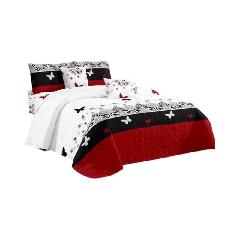 GENERICO - Cubrecama Quilt 2 Plazas+2 Fundas Verano Fresco 13n47
