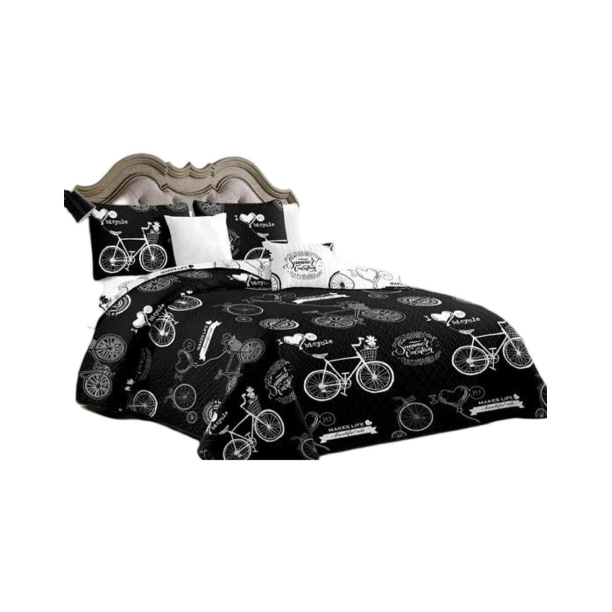 GENERICO - Cubrecama Quilt 2 Plazas+2 Fundas Verano Fresco 13n35