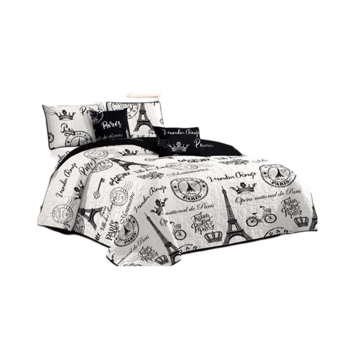 GENERICO - Cubrecama Quilt 2 Plazas+2 Fundas Verano Fresco 13n33