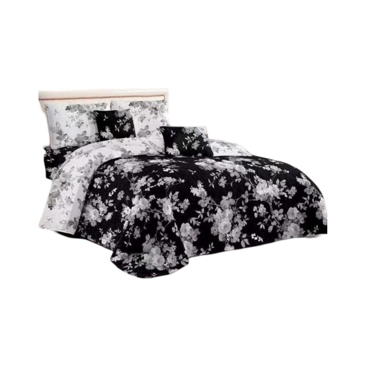 GENERICO - Cubrecama Quilt 2 Plazas+2 Fundas Verano Fresco 13n25_.