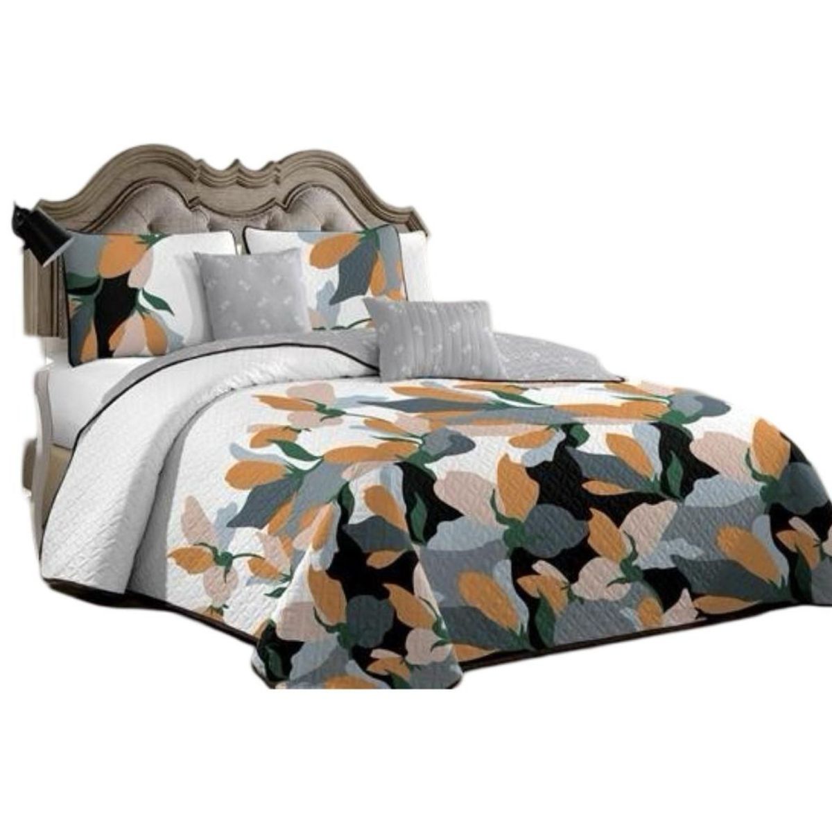 GENERICO - Cubrecama Quilt 2 Plazas+2 Fundas Verano Fresco 13n16