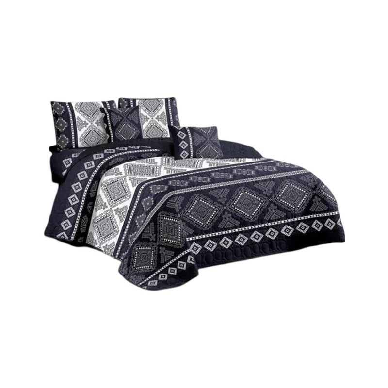 GENERICO - Cubrecama Quilt 2 Plazas+2 Fundas Verano Fresco 13n12