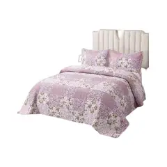 GENERICO - Cubrecama Quilt 2 Plazas+2 Fundas Verano Fresco 13n58
