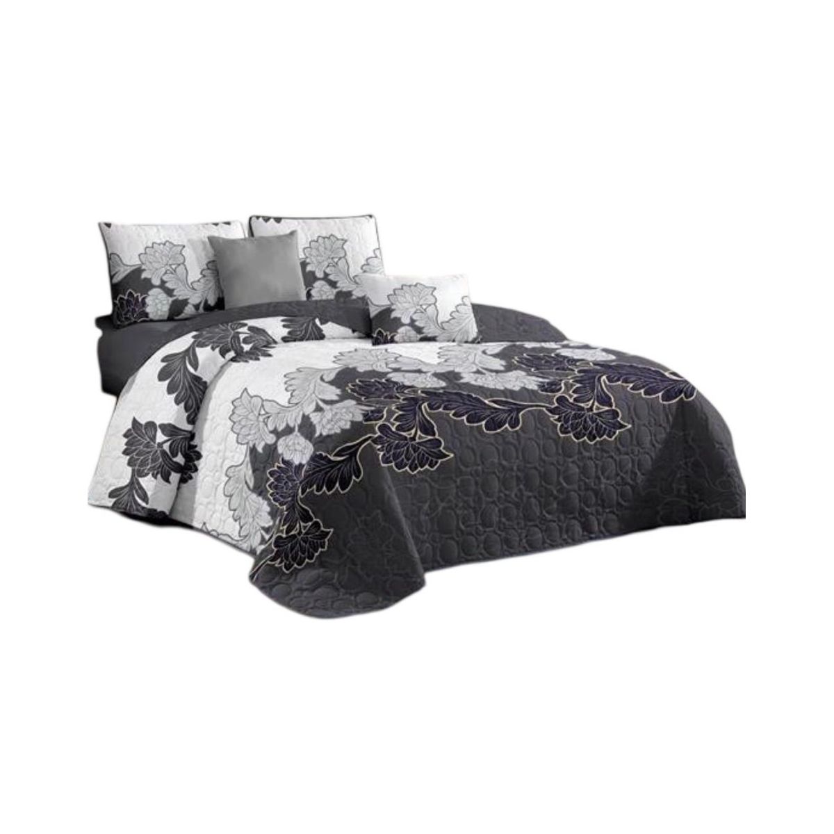 GENERICO - Cubrecama Quilt 2 Plazas+2 Fundas Verano Fresco 13n13