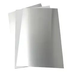 GENERICO - Placa de Aluminio Sublimable Color Plata 15x21cm A5