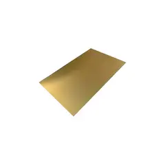 GENERICO - Placa de Aluminio Sublimable Color Oro 30x21cm A4