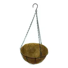 GENERICO - Macetero Para Plantas Colgante De Fibra Coco Alambre Acero