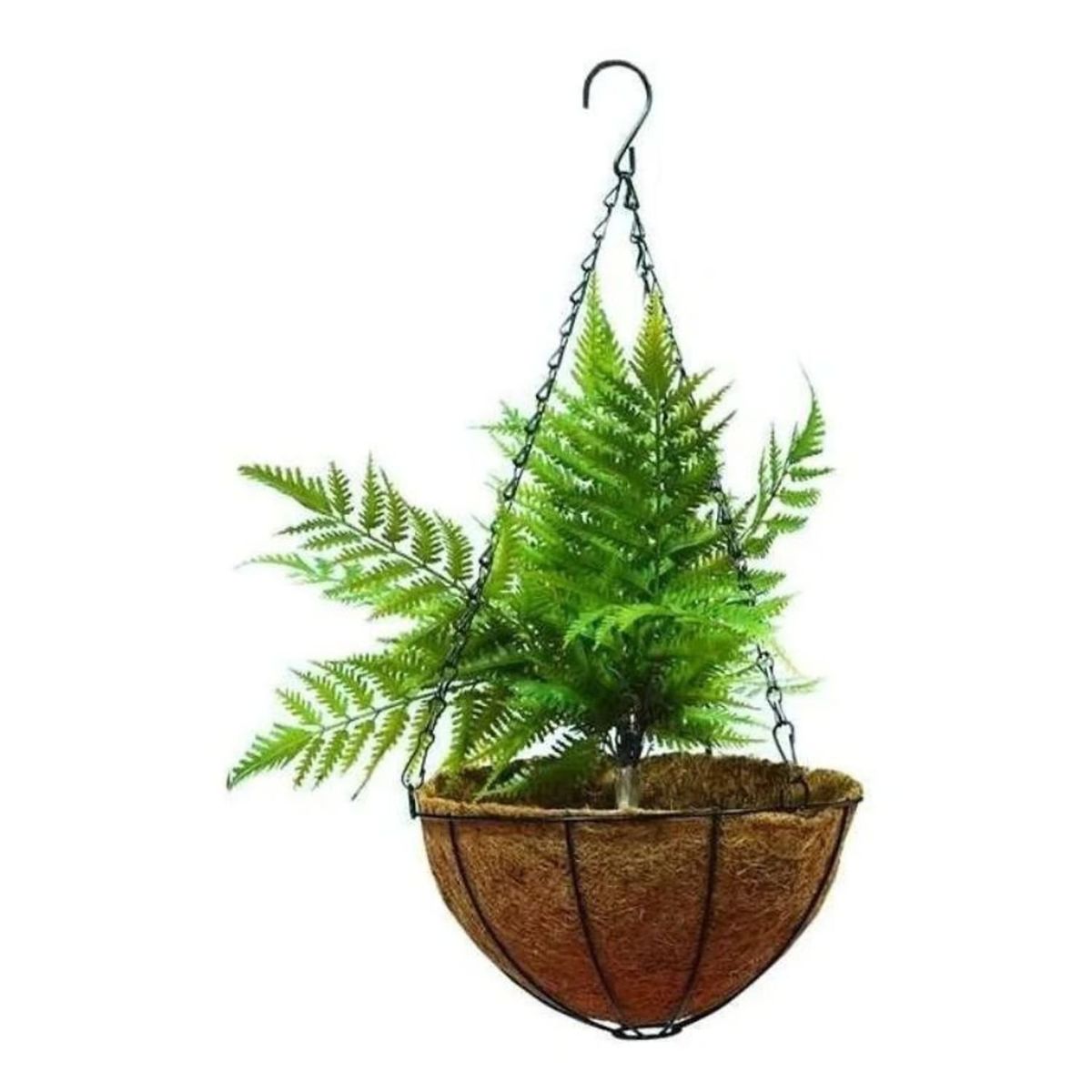 GENERICO - Macetero Para Plantas Colgante De Fibra Coco Alambre Acero