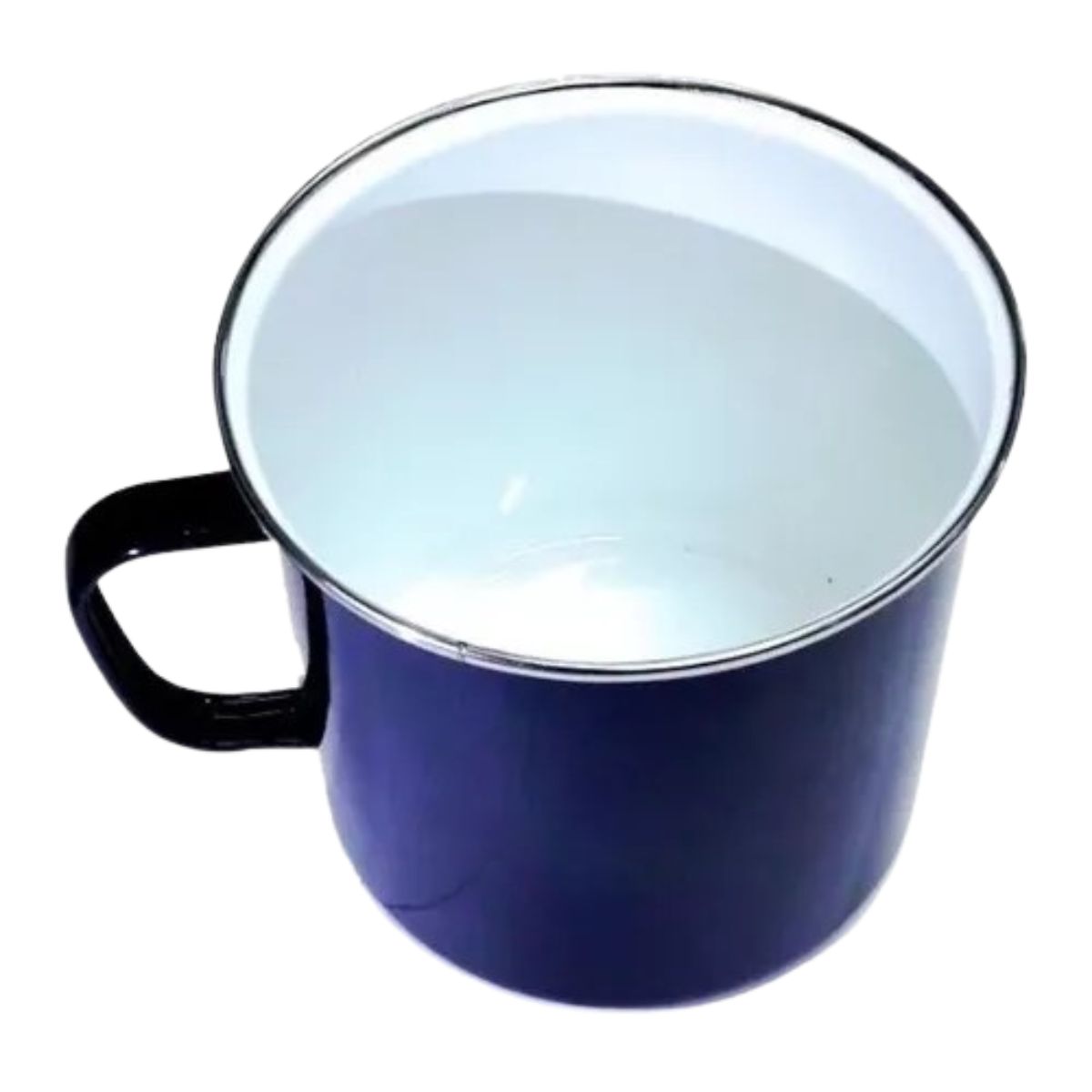 GENERICO - Tazón Jarro Metálico Azul Sublimable 10oz Sublimación