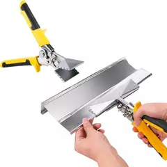 KUANGYE - Alicate 15cm Pinza Dobladora Lámina Chapa Metal Metalcon