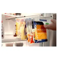 INVENCIBLE - SOPORTE BOLSAS ZIP PARA REFRIGERADOR CON RIELES AK94