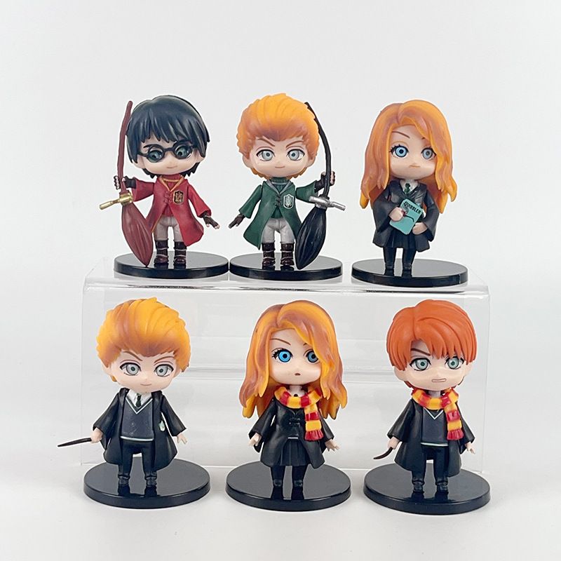DANWEILE - Juego de 6 modelos de personajes animados de Harry Potter