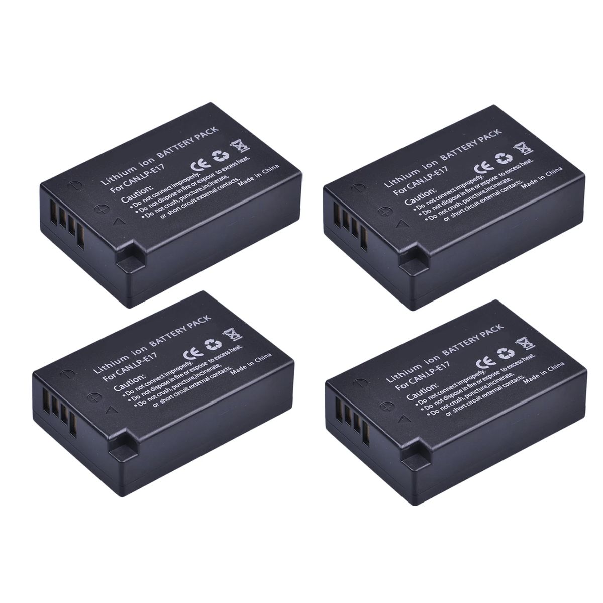 GENERICO - 4 BATERÍAS LP-E17 CANON ALTERNATIVA