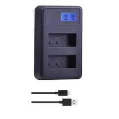 GENERICO - 3 BATERÍAS LP-E17 + CARGADOR DOBLE LC-E17 ALTERNATIVO CANON