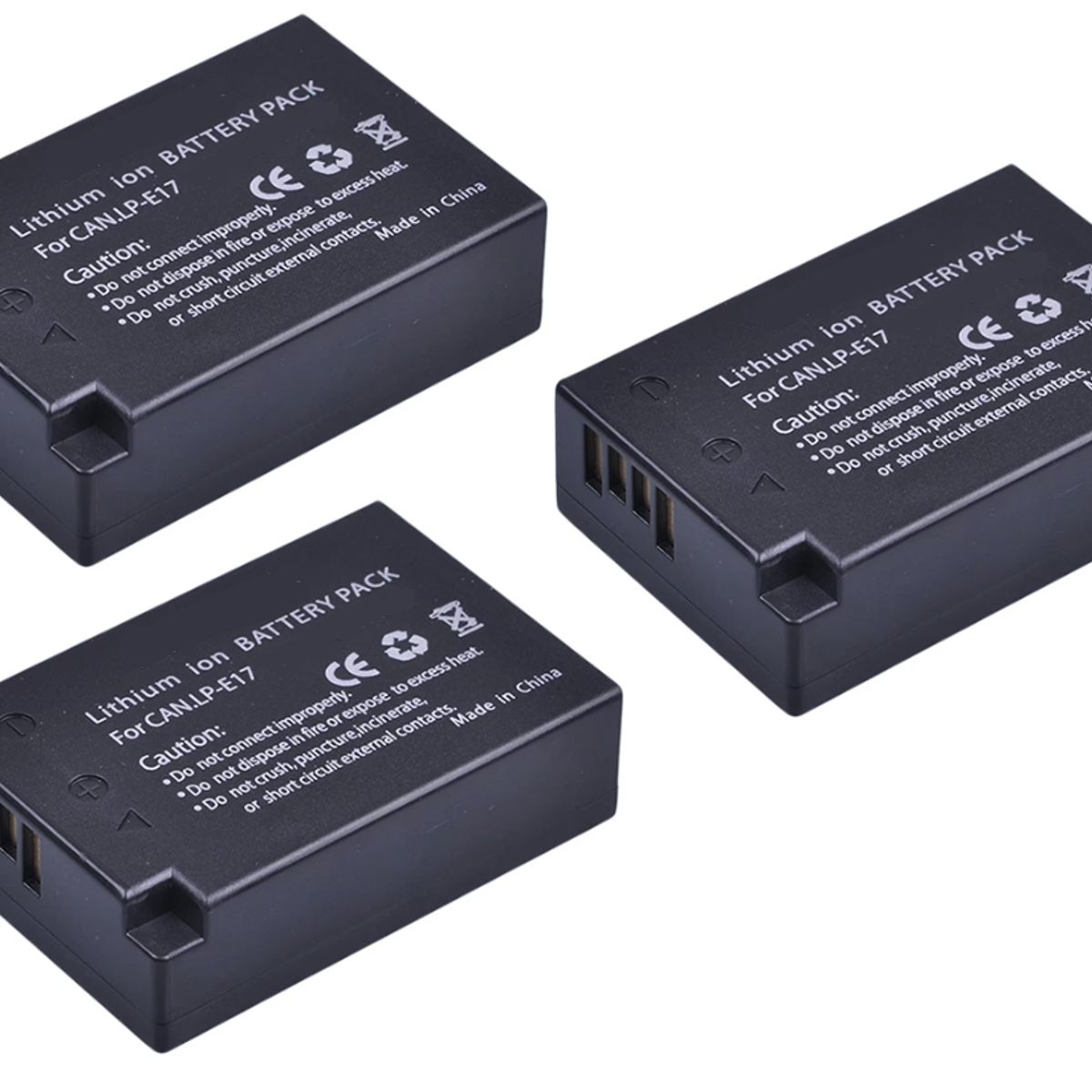 GENERICO - 3 BATERÍAS LP-E17 CANON ALTERNATIVA