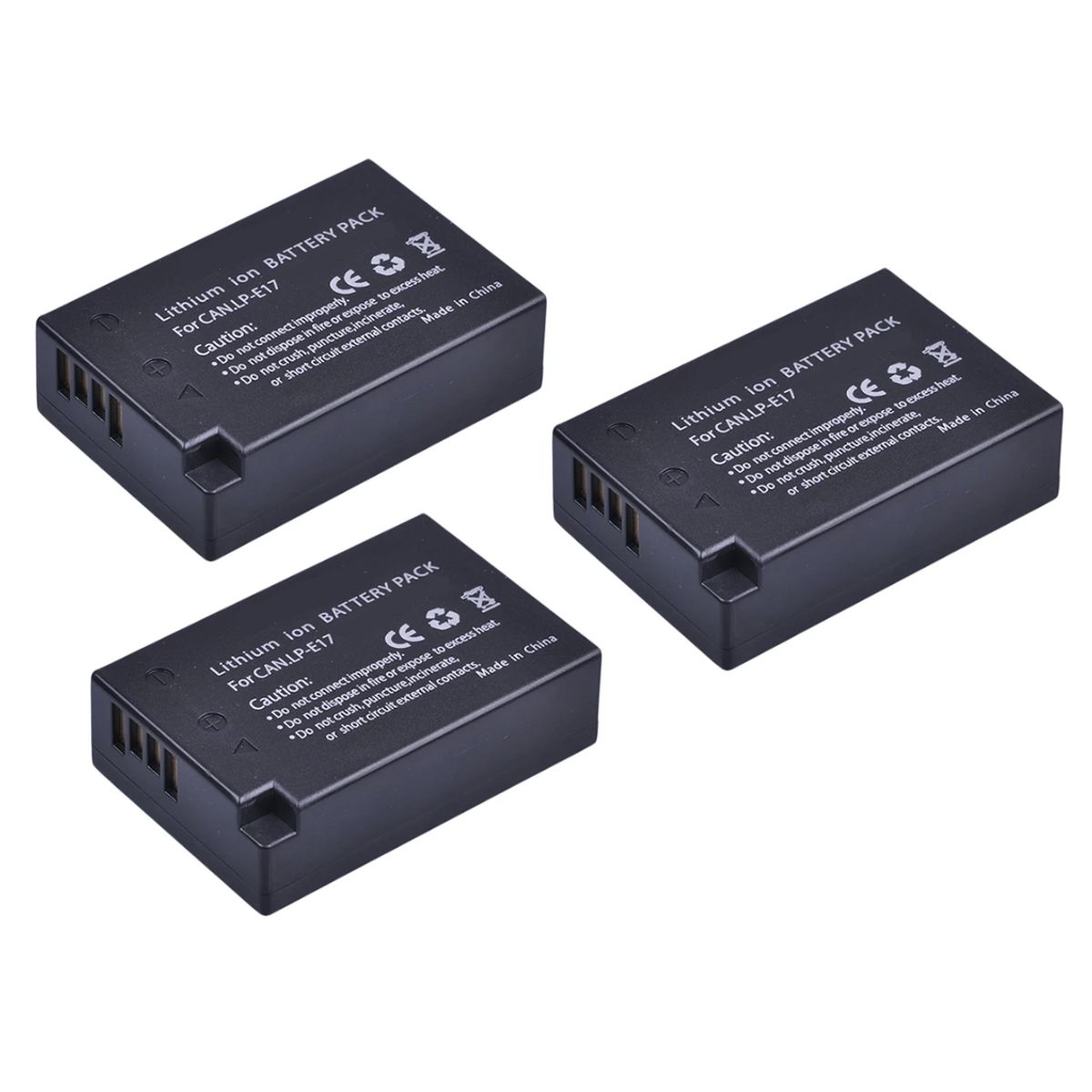 GENERICO - 3 BATERÍAS LP-E17 CANON ALTERNATIVA