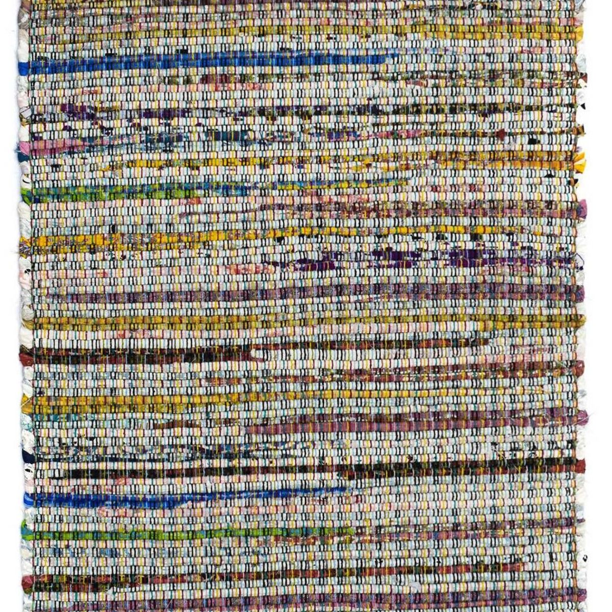 DECOGHAR - Alfombra Chindi Boho Artesanal Multi 1,20 X 1,80 mts