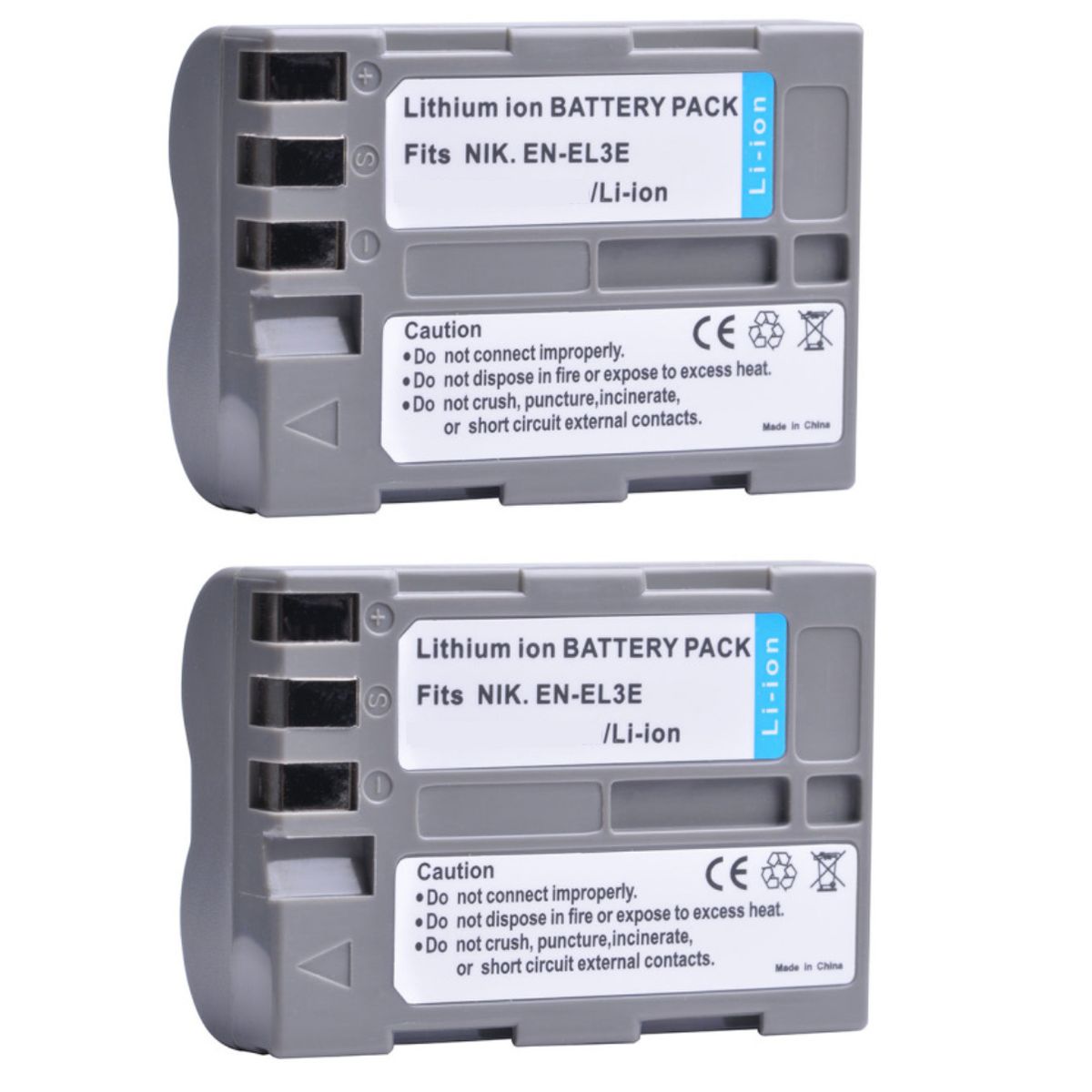 GENERICO - 2 BATERÍAS EN-EL3E NIKON ALTERNATIVA