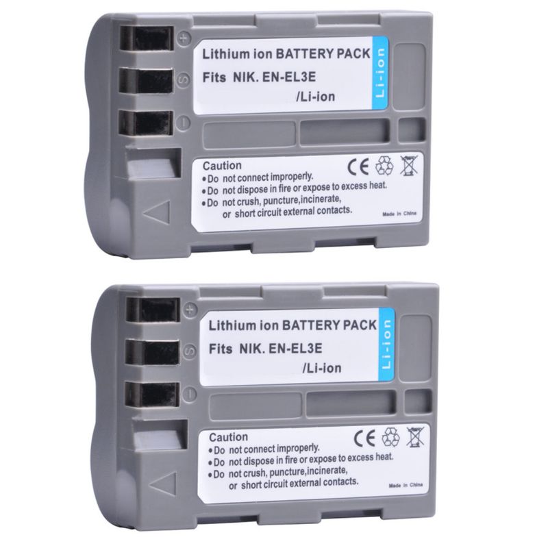 GENERICO - 2 BATERÍAS EN-EL3E NIKON ALTERNATIVA