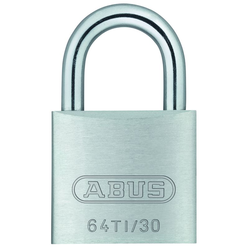 ABUS - Candado Titalium Serie 64TI 30mm Aluminio Macizo