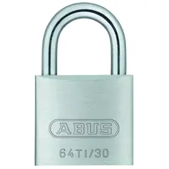 ABUS - Candado Titalium Serie 64TI 30mm Aluminio Macizo