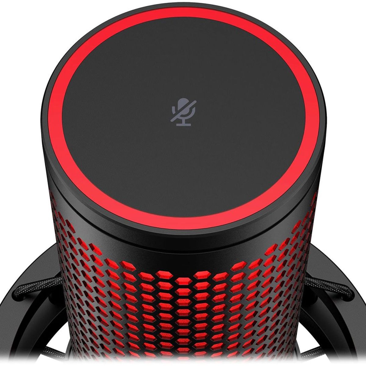 HYPERX - Micrófono Porfesional HyperX QuadCast 2 RGB USB Gamer - Negro