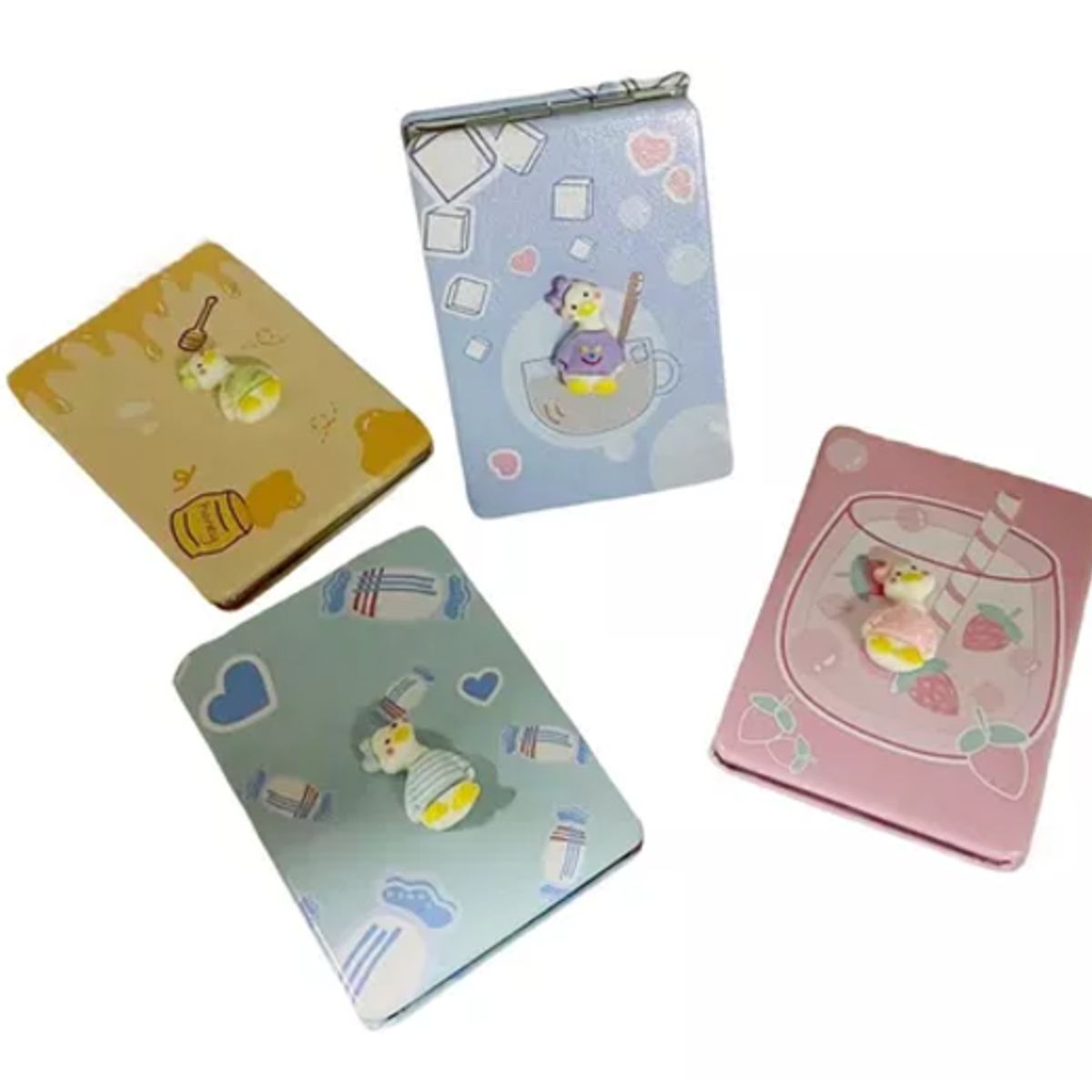 GENERICO - Pack X 12 Espejo Plegable De Cartera Con Diseños 1481a-29