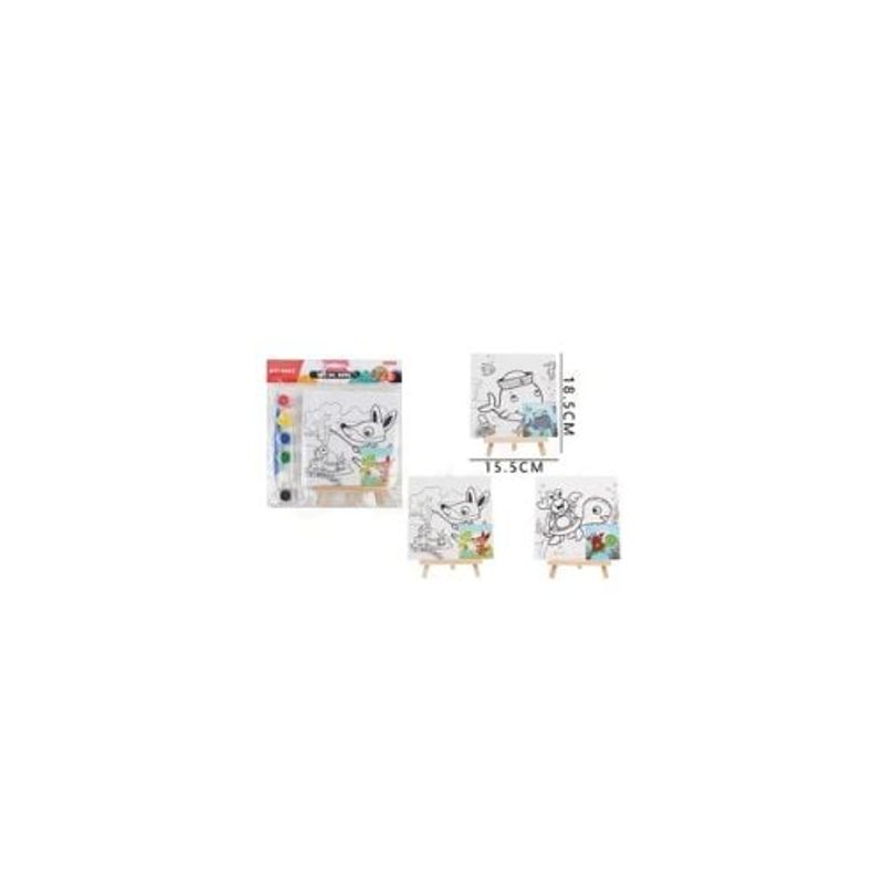 GENERICO - Set De Arte Para Pintar 18 5 15 5Cm 5Pc
