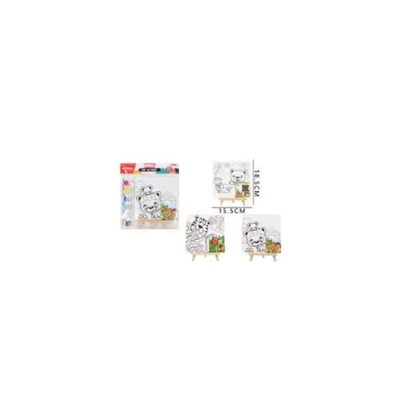GENERICO - Set De Arte Para Pintar 18 5 15 5Cm 5Pcs