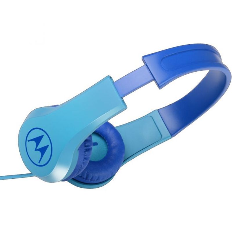 MOTOROLA - Audífonos para niños con micrófono Squads 200 azul