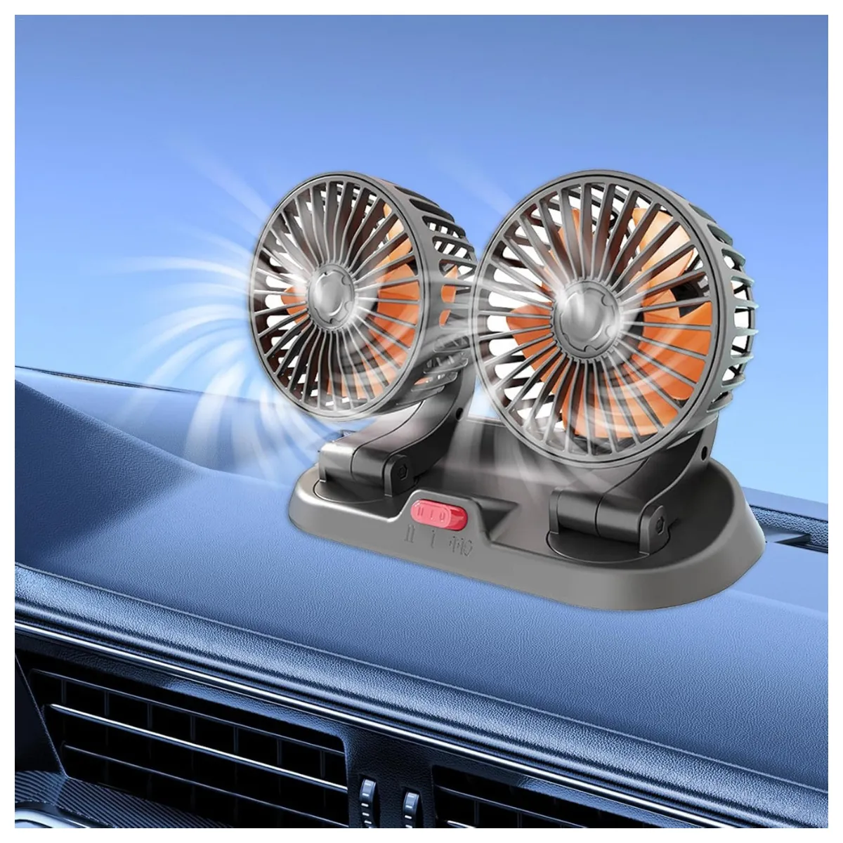 GENERICO - Ventilador Dúo Pro Para Automóvil