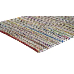 DECOGHAR - Alfombra Chindi Boho Artesanal Multi 150 X 210 mts