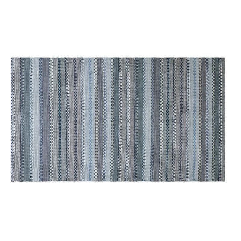 GENERICO - Alfombra Jacquard Vintage Azul 150 X 240 mts