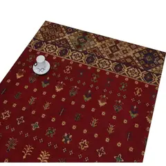 GENERICO - Alfombra Jacquard Vintage Burdeo 150 X 240 mts